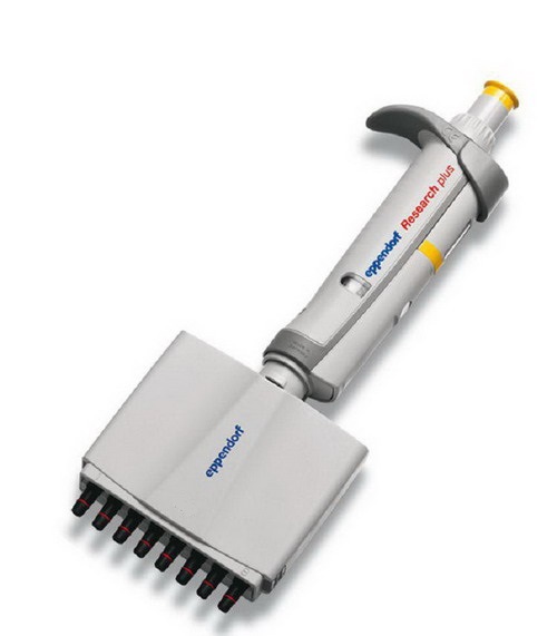 Eppendorf德國艾本德30～300&micro;l八道可調移液器，整支滅菌